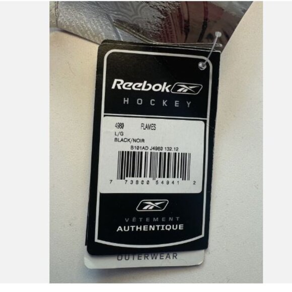 Reebok Hockey Calgary Flames Reversible Jacket Men's Size Large NHL Center Ice - Picture 12 of 12